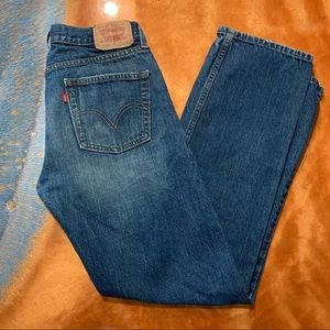 Vintage Levis 514 Jeans Red Tab Slim Straight Y2K